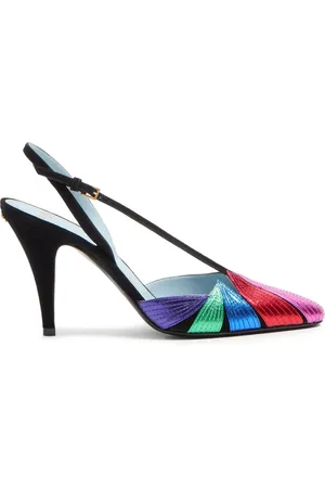 VALENTINO GARAVANI Escarpins Foliefoliage 90 mm à bride arrière