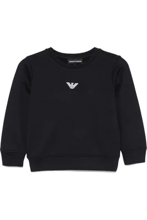 Emporio Armani T-shirt en coton à logo en caoutchouc
