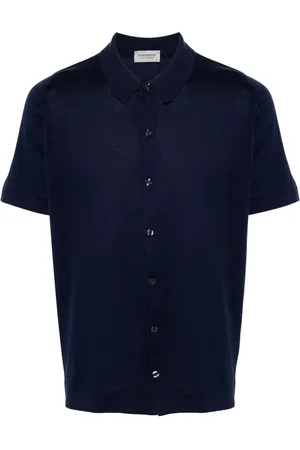 JOHN SMEDLEY Chemise Folke à fines nervures