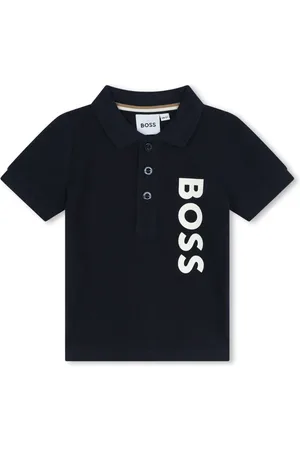HUGO BOSS Polo en coton à logo imprimé