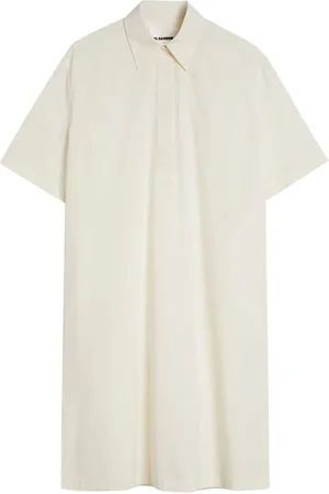 Jil Sander Robe-chemise en coton