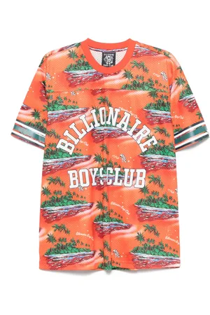 Billionaire Boys Club Maillot de football à imprimé Tropical Island