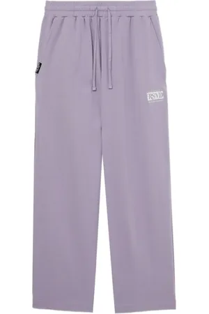 Izzue Pantalon de jogging en coton à logo brodé