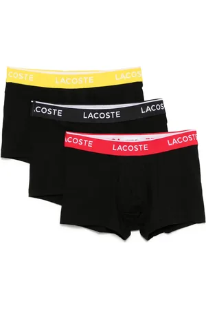 Lacoste Lot de trois boxers à bande logo