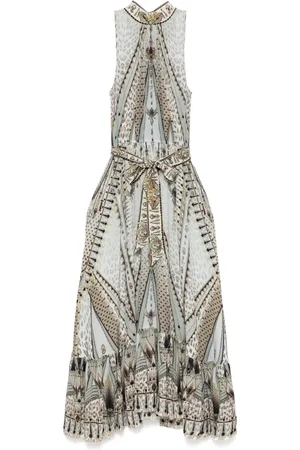 Camilla Robe Sahara Starlet Necktie Elasticated Waist