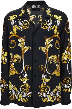 VERSACE Chemise à imprimé graphique