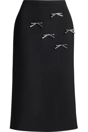 Elie saab Jupe mi-longue à détail de nœud