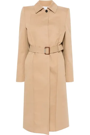 Alexander McQueen Trench à taille ceinturée