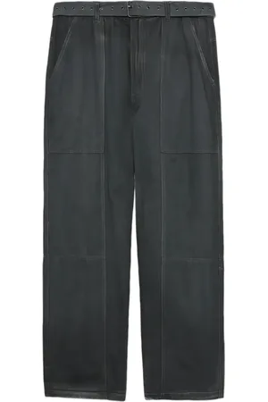 Izzue Pantalon ample à taille ceinturée