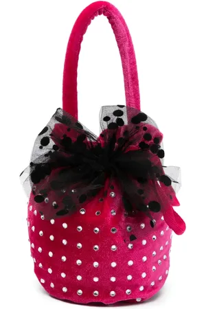 MONNALISA Sac seau à ornements en cristal