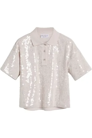 Brunello Cucinelli Polo à sequins