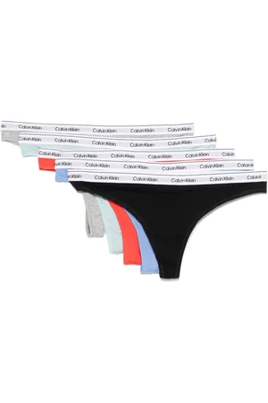 Calvin Klein Lot de cinq strings à taille logo