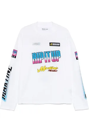 MARTINE ROSE T-shirt à slogan imprimé
