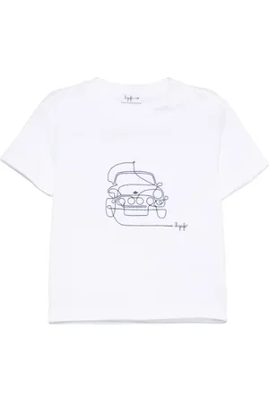 Il gufo T-shirt brodé
