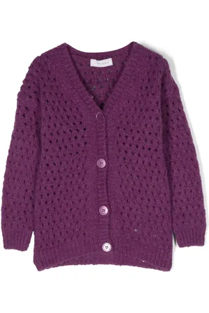 MONNALISA Cardigan en maille ajouré