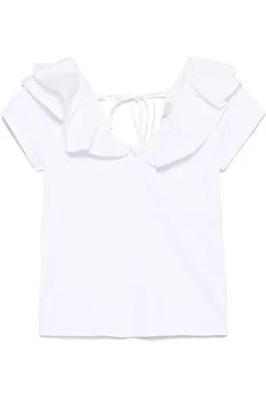 Liu Jo T-shirt en coton à volants