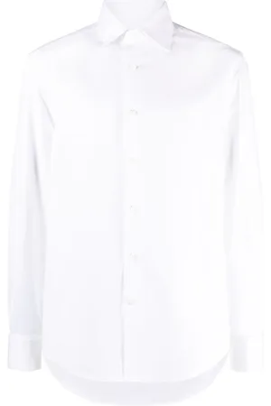 Brunello Cucinelli Chemise en coton à manches longues