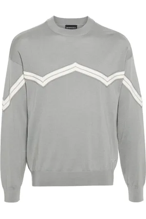 Emporio Armani Pull en laine à rayures