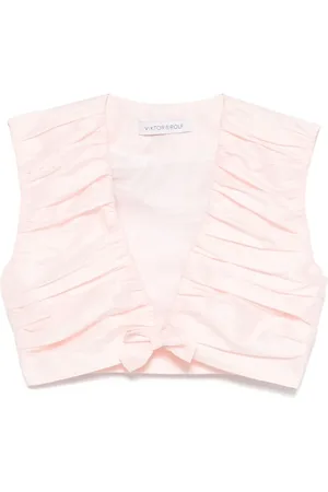 Viktor & Rolf Haut crop plissé