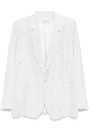 FORTE FORTE Blazer à ornements en cristal