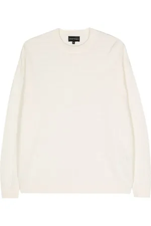 Emporio Armani Pull à logo en jacquard