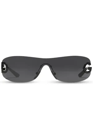Dolce & Gabbana Lunettes de soleil couvrantes à détail de logo