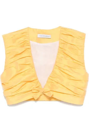 Viktor & Rolf Haut crop plissé