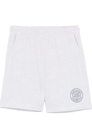 Sporty & Rich Short de sport Connecticut à imprimé écusson