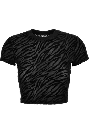 VERSACE T-shirt à motif zébré
