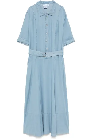 DKNY Robe mi-longue à taille basse