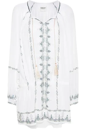 Marant Etoile Robe Parsley à déatil brodé