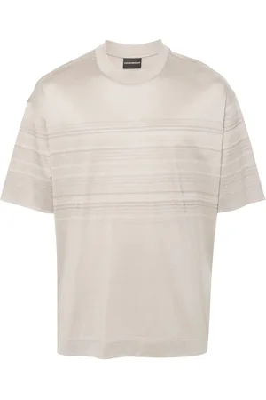 Emporio Armani T-shirt rayé à col rond