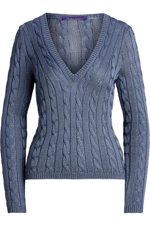 Ralph Lauren Pull en maille torsadée