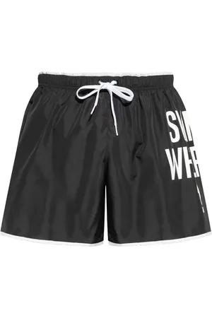 Moschino Short de bain à texte imprimé