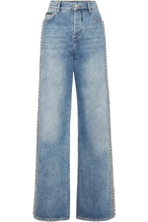 Philipp Plein Jean à ornements en cristal