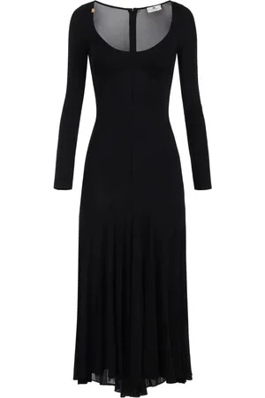 Elisabetta Franchi Robe longue en jersey léger