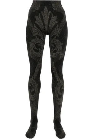 Wolford Collants en maille métallisée