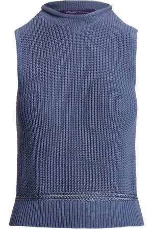 Ralph Lauren Haut en maille à design nervuré