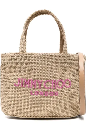 Jimmy Choo Sac de plage à logo brodé
