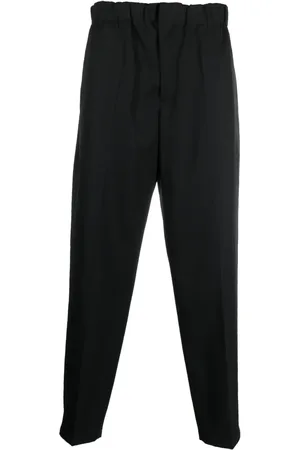 Jil Sander Pantalon fuselé à taille élastiquée