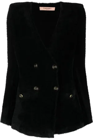 Twin-Set Blazer à logo en jacquard