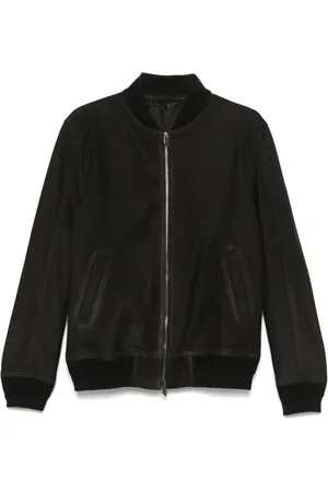 SALVATORE SANTORO Veste bomber en daim