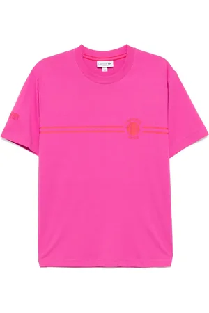 Lacoste T-shirt imprimé à détails brodés