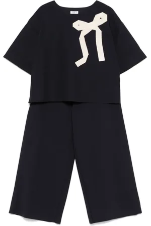 Il gufo Ensemble haut-pantalon à détails de nœuds