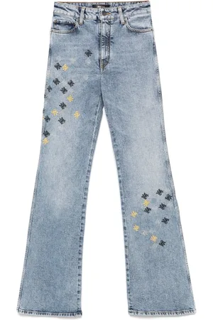 AMIRI Jean MA Quad à broderies
