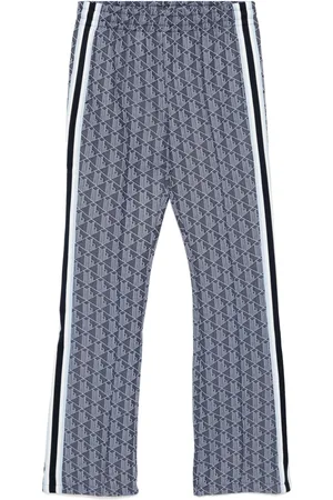 Lacoste Pantalon évasé à monogramme imprimé