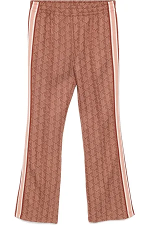 Lacoste Pantalon évasé à monogramme imprimé