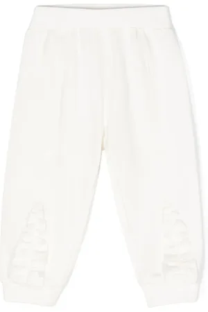 MONNALISA Pantalon fuselé à logo brodé