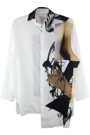 YOHJI YAMAMOTO Chemise à imprimé abstrait