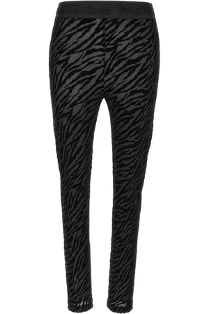 VERSACE Legging à imprimé zébré